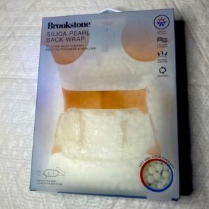 BROOKSTONE Blue Silica Pearl Warming Therapy Wrap NIP